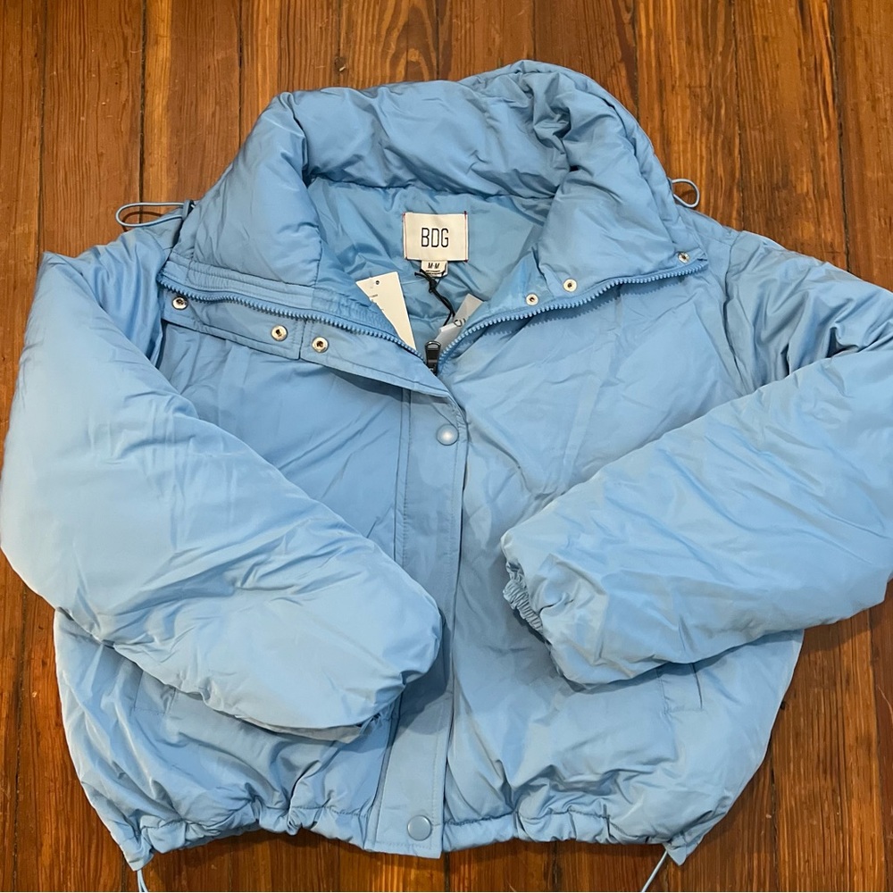 Urban Outfitters Cropped Puffer Jacket